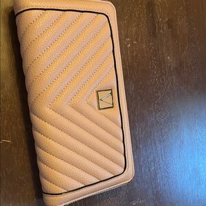 Victoria's Secret Blush Pink Quilted Wallet